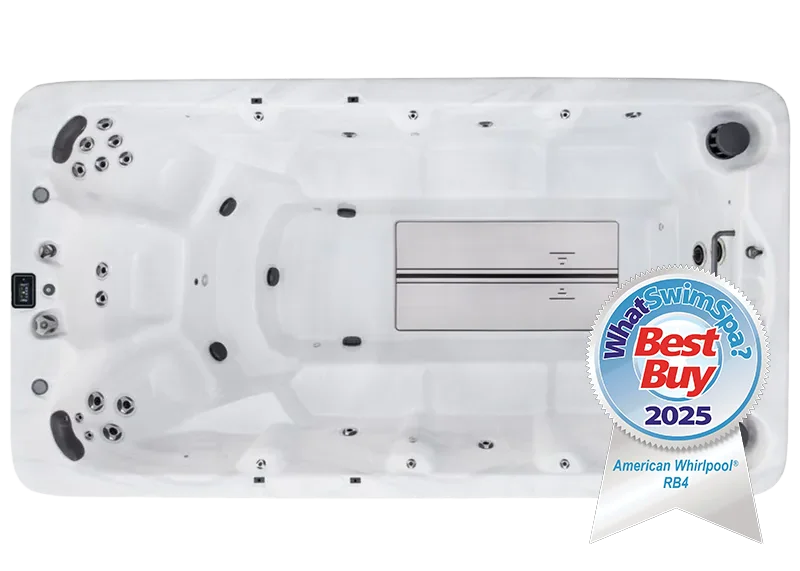 American Whirlpool RB4 Swimspa with Whatspa best buy award