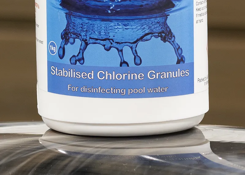 Chlorine granules