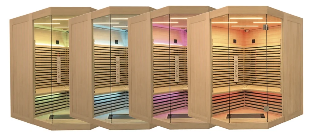 Canoppe sauna lighting