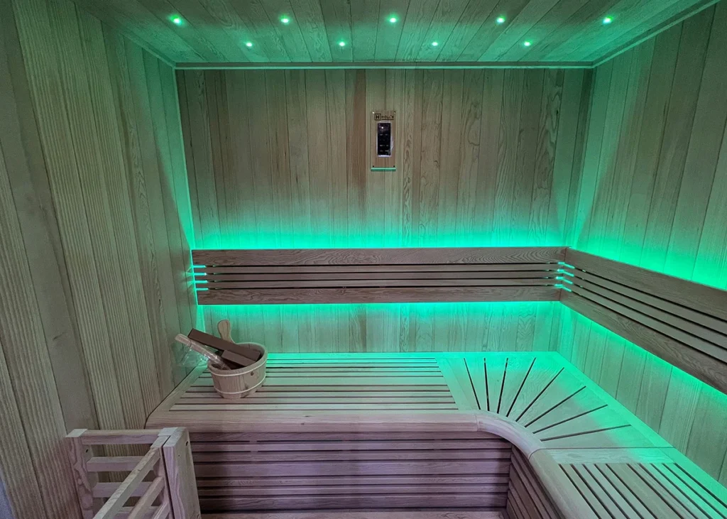 Utopia Sauna lighting