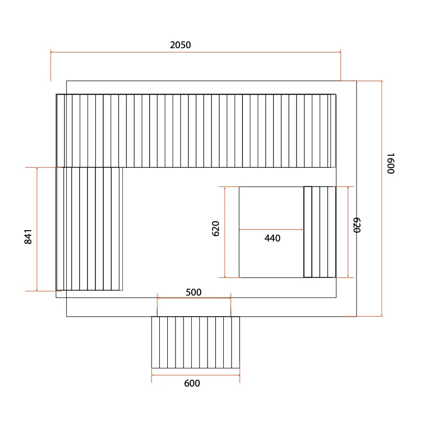 Gaia Bella sauna size