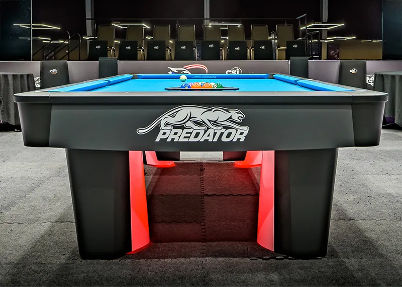 Predator 9ft pool table