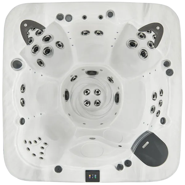 Top down view of an American Whirlpool 470 hot tub