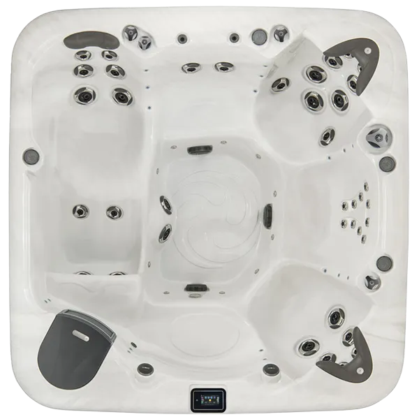 Top down view of an American Whirlpool 471 hot tub