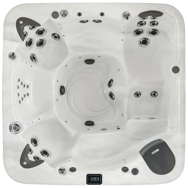 Top down view of an American Whirlpool 481 hot tub