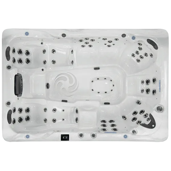 Top down view of an American Whirlpool 982 hot tub