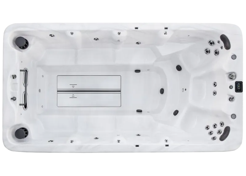 Top view of an American Whirlpool MB4 Swimspa