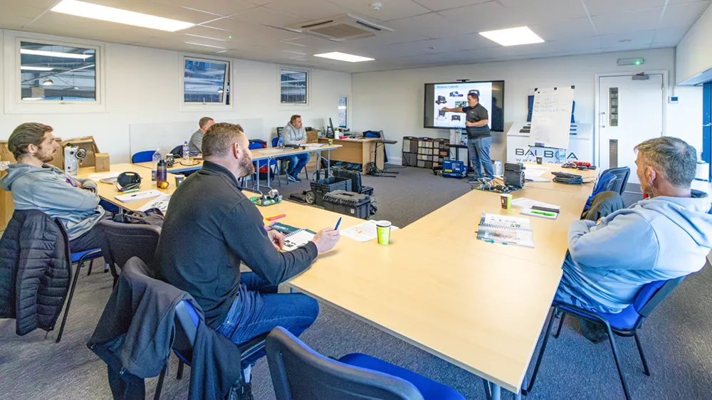 SpaTech training in a classroom