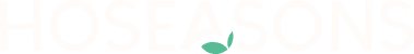 Hoseasons logo in white and green
