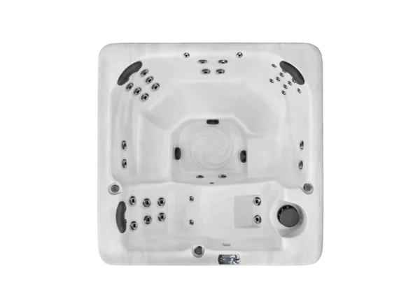 Top down view of American Whirlpool 171 hot tub