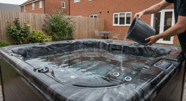 Filling-AW-Style-Hot-Tub-Using-Bucket